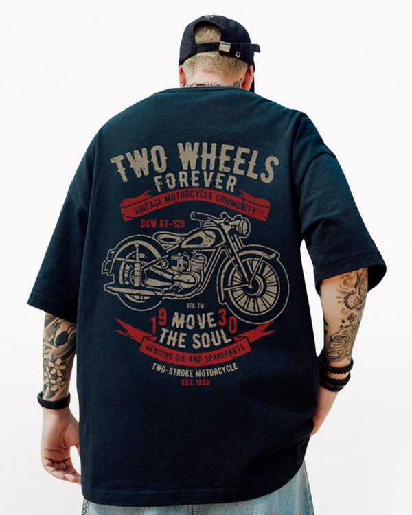 Oversize Streetwear Motorcycle T-Shirt