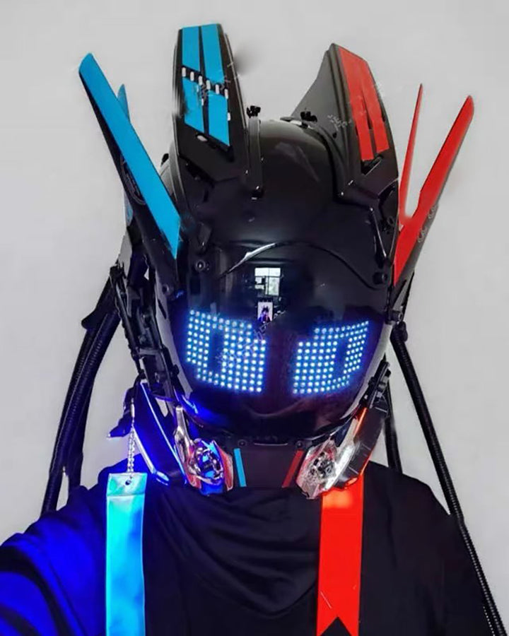 cyberpunk helmet,cyberpunk mask,cyberpunk mask helmet,led halloween mask,led mask halloween,cyberpunk art,cyberpunk fashion,cyber fashion,cyberpunk aesthetic,sci fi helmet,futuristic helmet,techwear mask