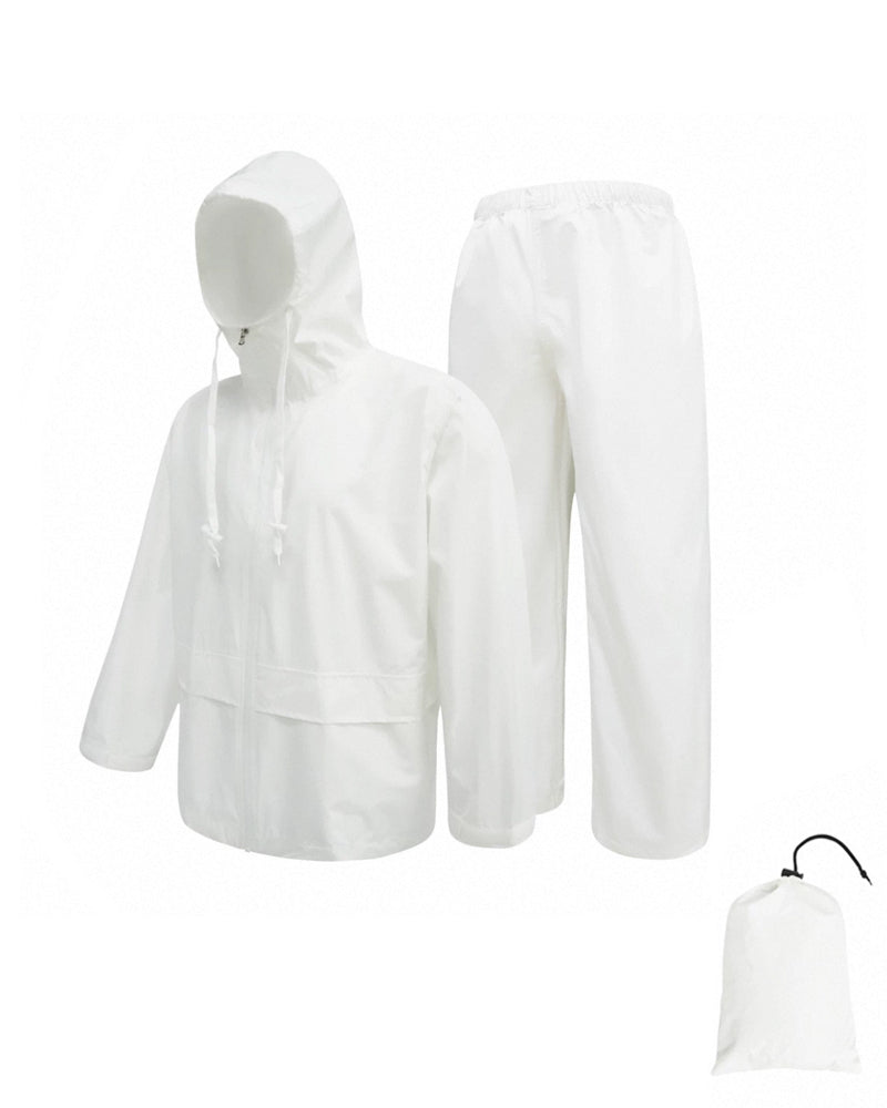 Outdoor Multi-Functional Cargo Hooded Rain Poncho