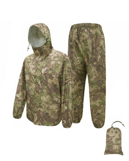 Outdoor Multi-Functional Cargo Hooded Rain Poncho