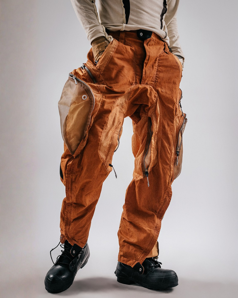 Post-Apocalypti Dune Wasteland Techwear Flight Pants
