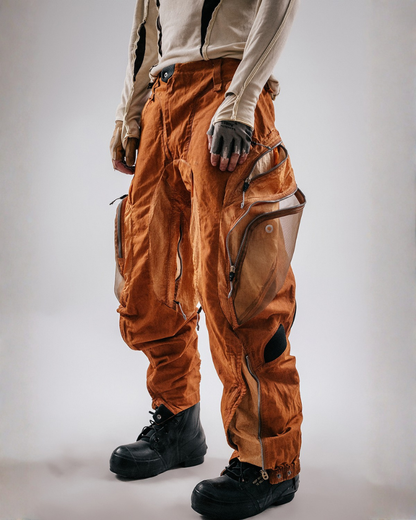 Post-Apocalypti Dune Wasteland Techwear Flight Pants