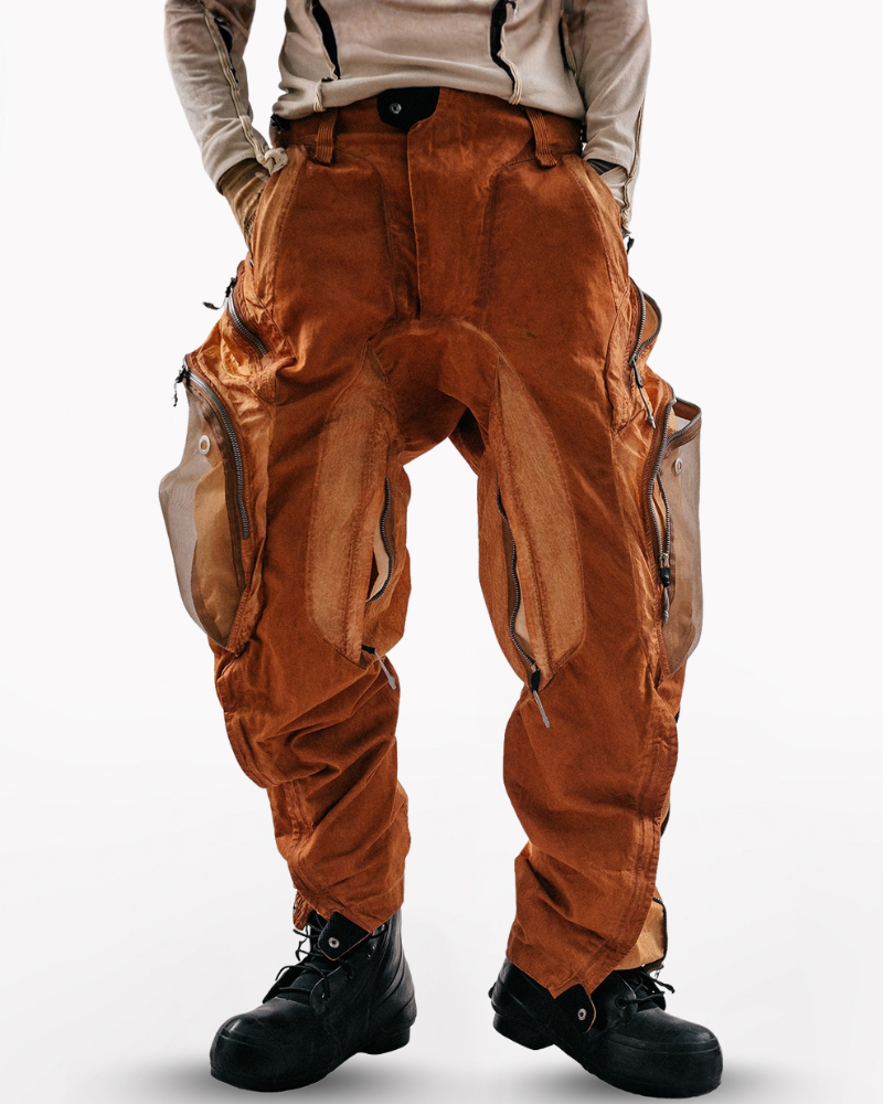 Post-Apocalypti Dune Wasteland Techwear Flight Pants
