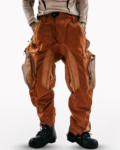 Post-Apocalypti Dune Wasteland Techwear Flight Pants