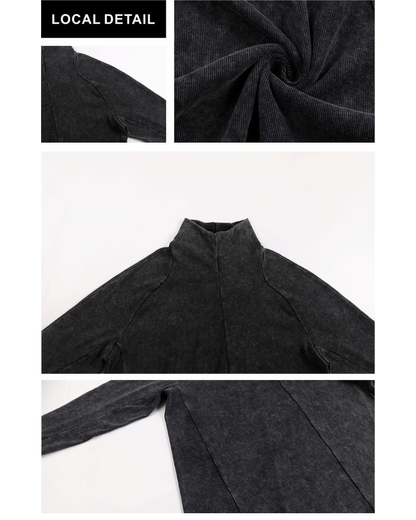 Post-Apocalyptic Turtleneck Base-Layer Sweatshirt