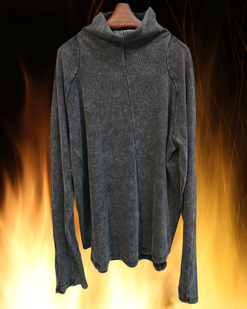 Post-Apocalyptic Turtleneck Base-Layer Sweatshirt