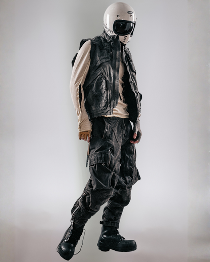 Post-Apocalyptic Distressed Wasteland Tactical Cargo Pants