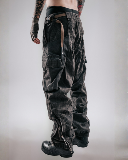 Post-Apocalyptic Distressed Wasteland Tactical Cargo Pants