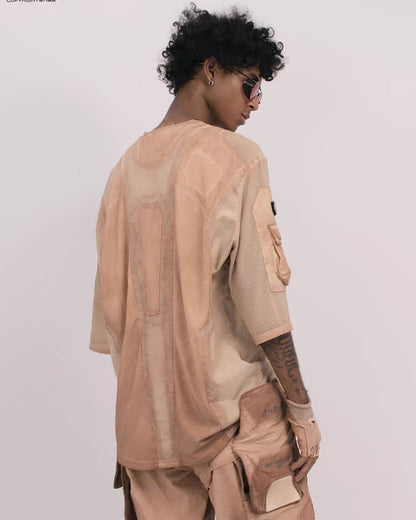 Post-Apocalyptic Wasteland Mesh Half-Sleeve T-Shirt
