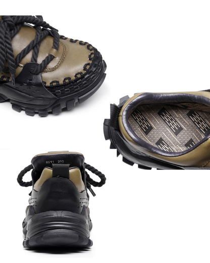 Punk Chunky Dad Shoes Outdoor Hiking Shoes