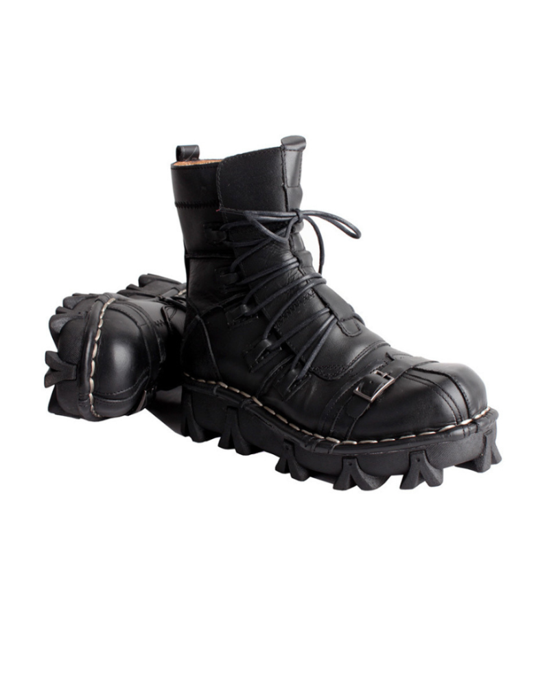 Techwear Punk Style Unisex Motorcycle Riding Boots