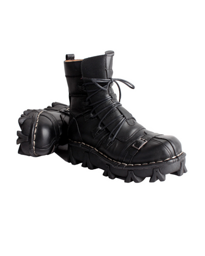 Techwear Punk Style Unisex Motorcycle Riding Boots