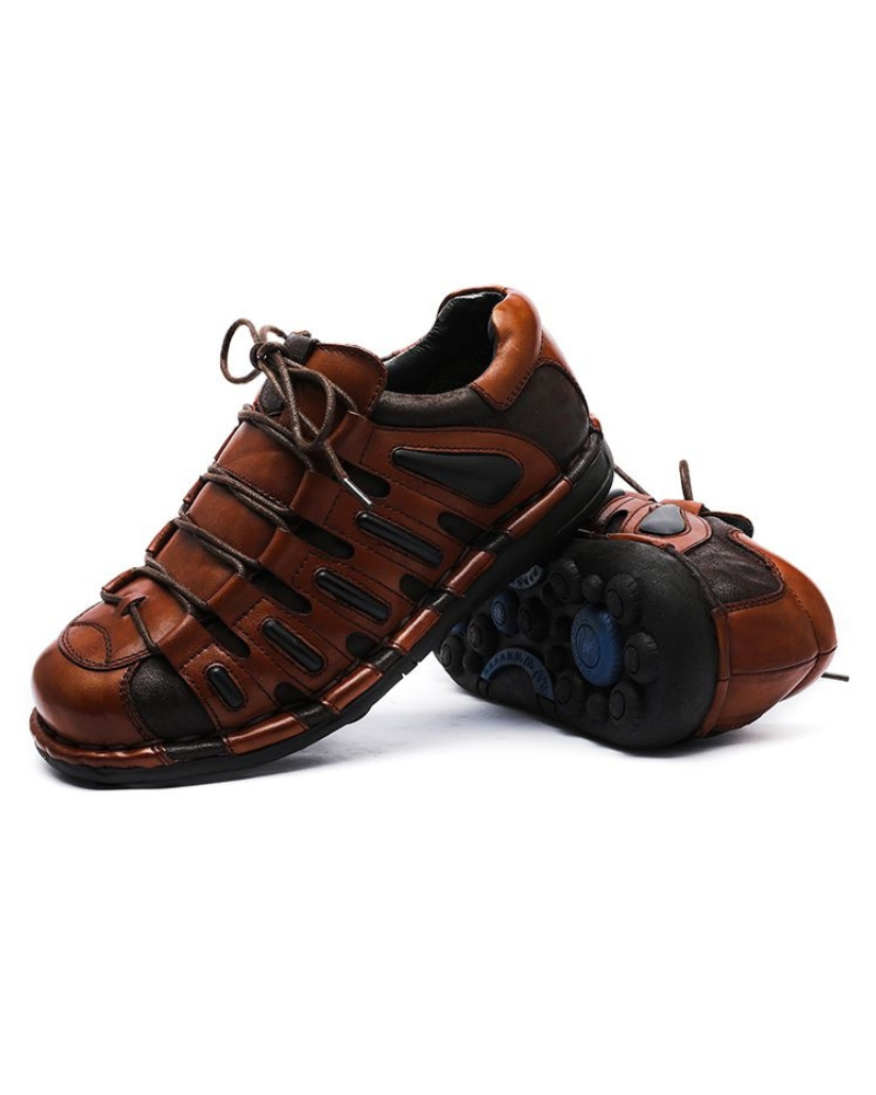 Techwear Punk Style Motorcycle Leather Shoes