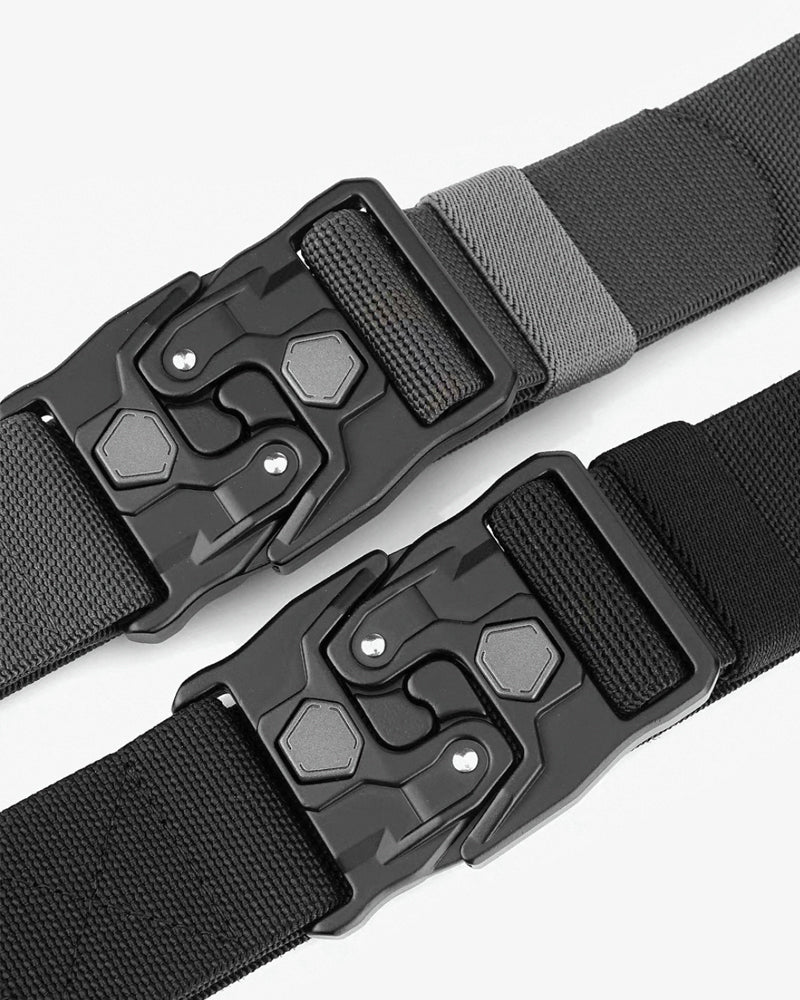 Quick-Release Webbed Tactical Stretch Belt