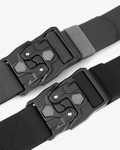 Quick-Release Webbed Tactical Stretch Belt