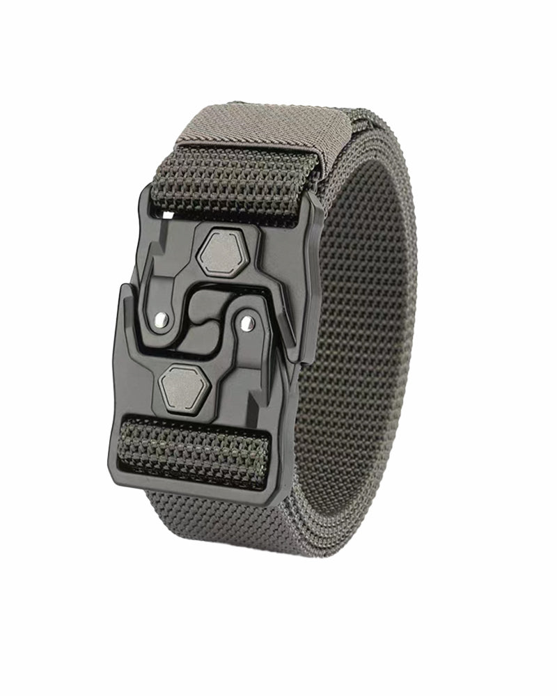 Quick-Release Webbed Tactical Stretch Belt