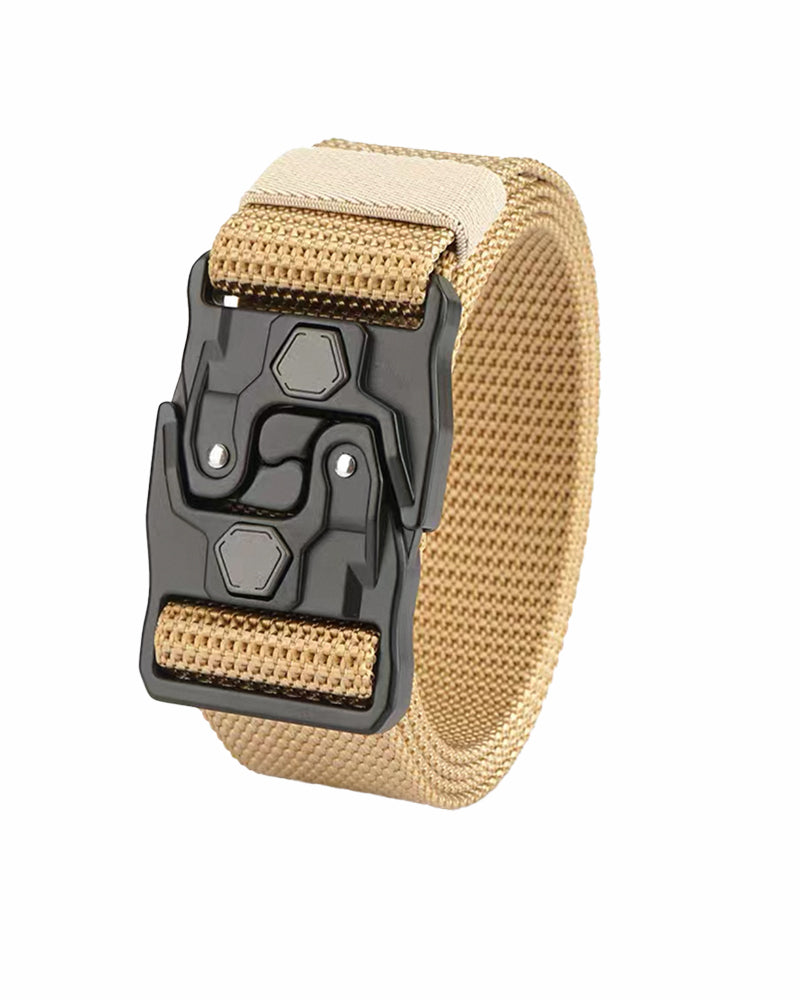 Quick-Release Webbed Tactical Stretch Belt