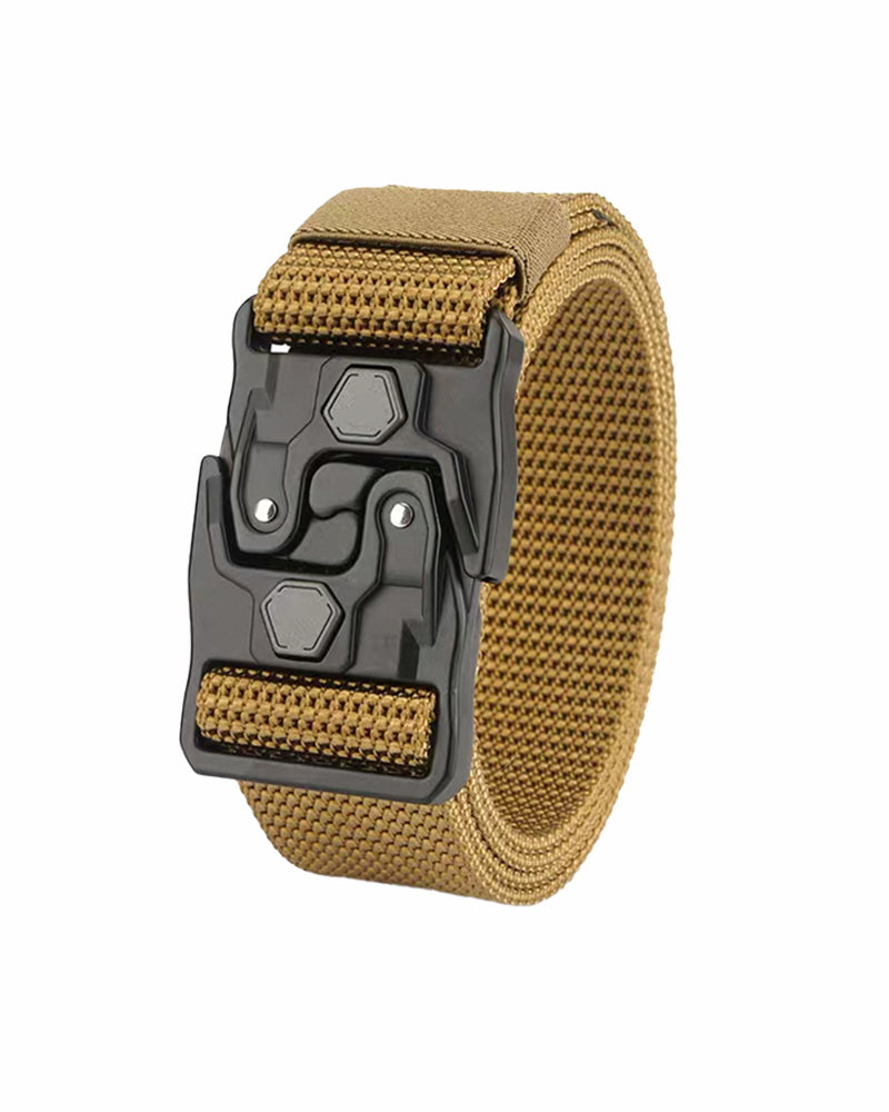 Quick-Release Webbed Tactical Stretch Belt