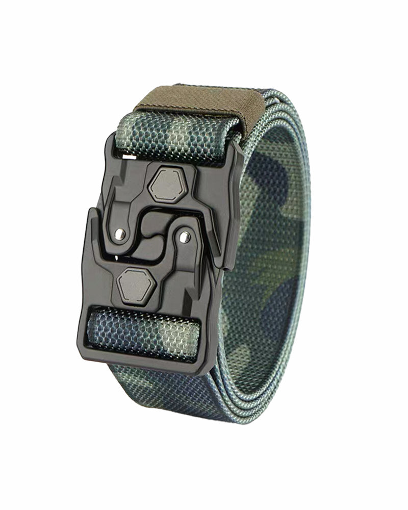 Quick-Release Webbed Tactical Stretch Belt