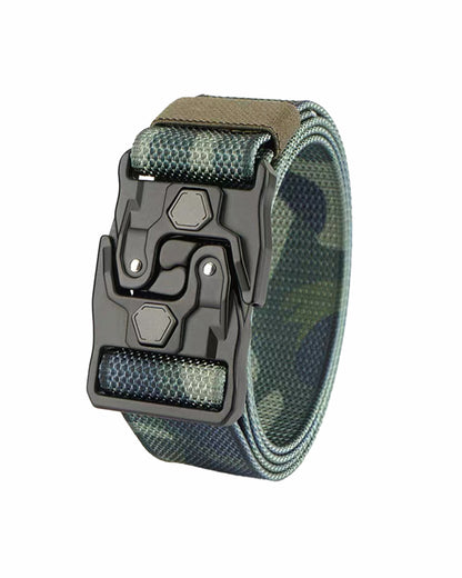 Quick-Release Webbed Tactical Stretch Belt