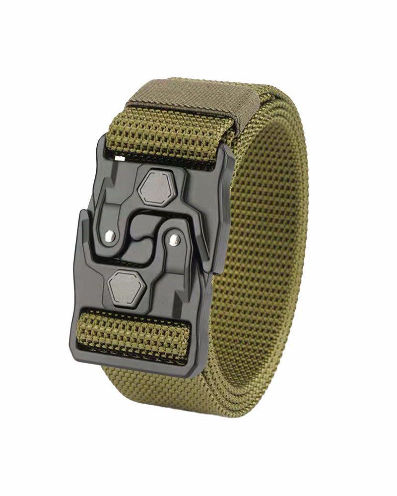 Quick-Release Webbed Tactical Stretch Belt