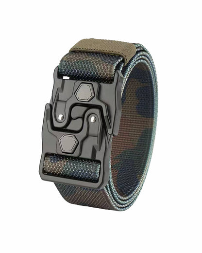 Quick-Release Webbed Tactical Stretch Belt