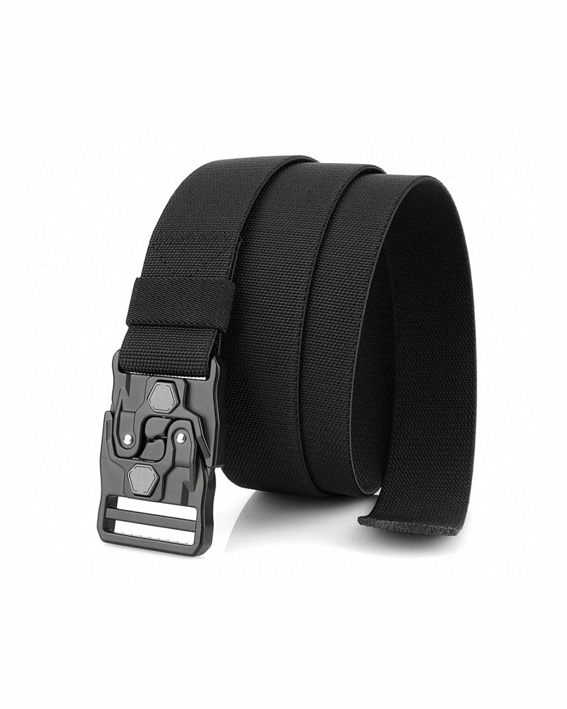 Quick-Release Webbed Tactical Stretch Belt