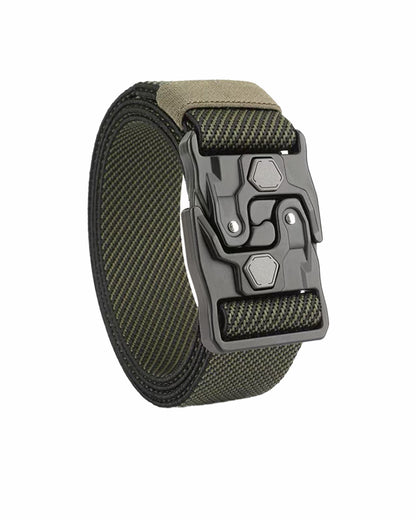 Quick-Release Webbed Tactical Stretch Belt