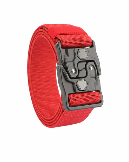 Quick-Release Webbed Tactical Stretch Belt