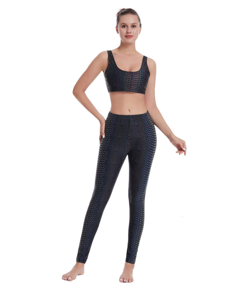 Reflective Rave Clothing Colorful Tank Leggings (Sold Separately)