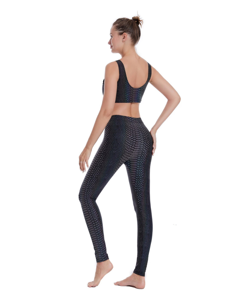 Reflective Rave Clothing Colorful Tank Leggings (Sold Separately)