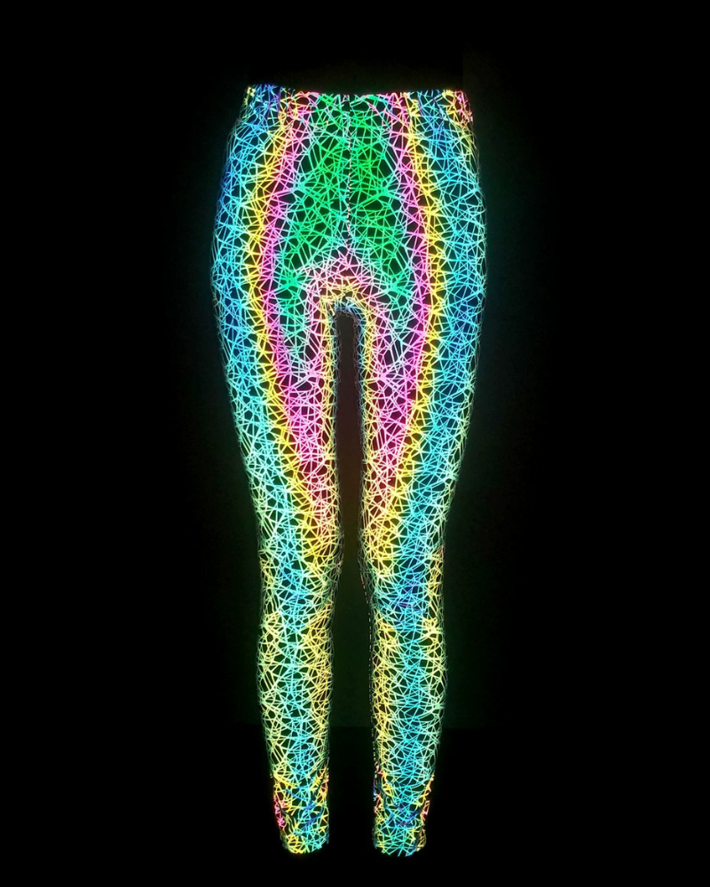 Reflective Rave Clothing Colorful Tank Leggings (Sold Separately)