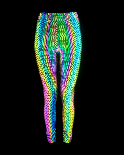 Reflective Rave Clothing Colorful Tank Leggings (Sold Separately)