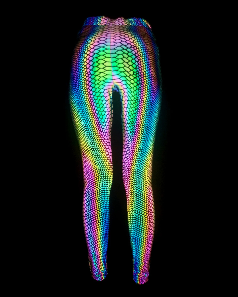 Reflective Rave Clothing Colorful Tank Leggings (Sold Separately)