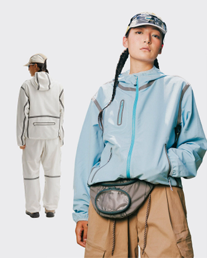 Reflective Water-Resistant Unisex Hiking Jacket