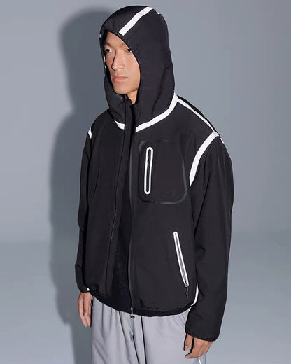 Reflective Water-Resistant Unisex Hiking Jacket