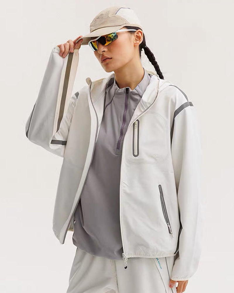 Reflective Water-Resistant Unisex Hiking Jacket