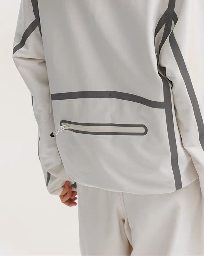 Reflective Water-Resistant Unisex Hiking Jacket
