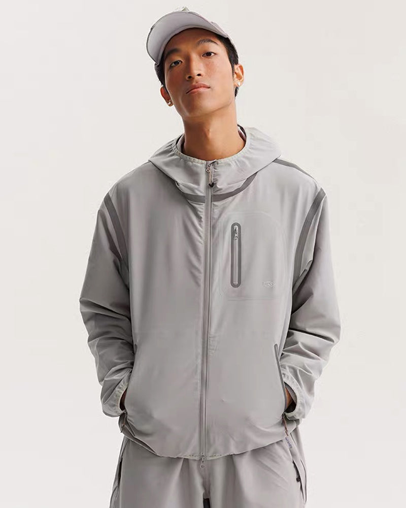 Reflective Water-Resistant Unisex Hiking Jacket