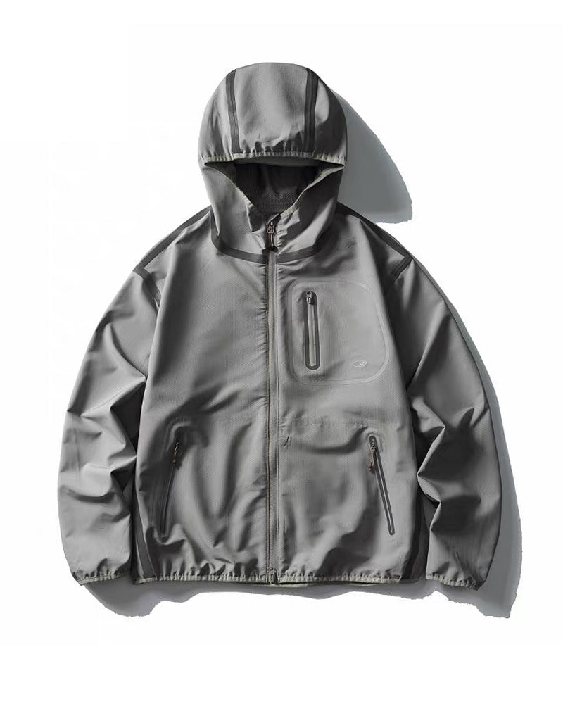 Reflective Water-Resistant Unisex Hiking Jacket