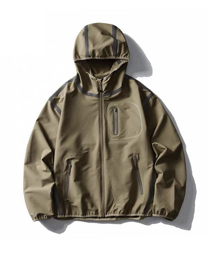 Reflective Water-Resistant Unisex Hiking Jacket