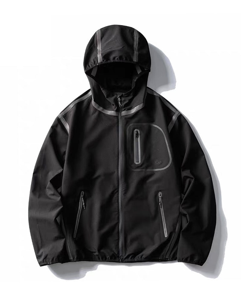 Reflective Water-Resistant Unisex Hiking Jacket