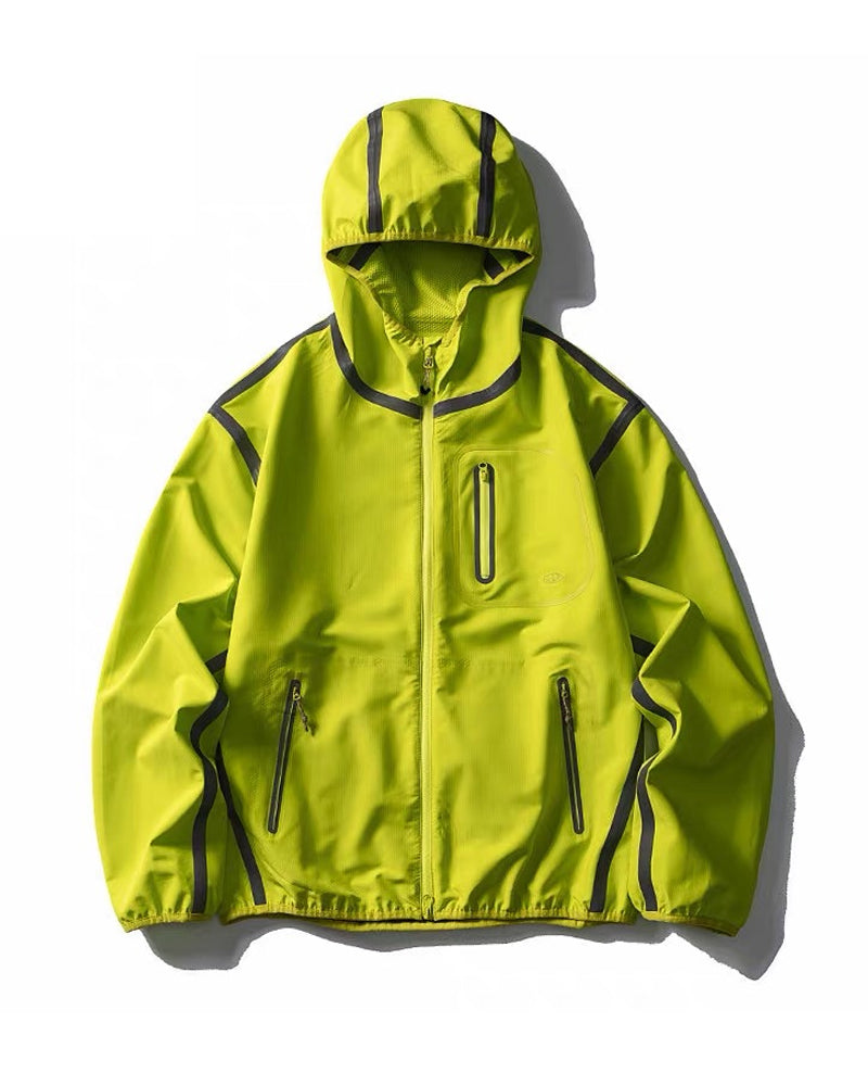Reflective Water-Resistant Unisex Hiking Jacket