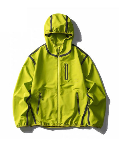 Reflective Water-Resistant Unisex Hiking Jacket