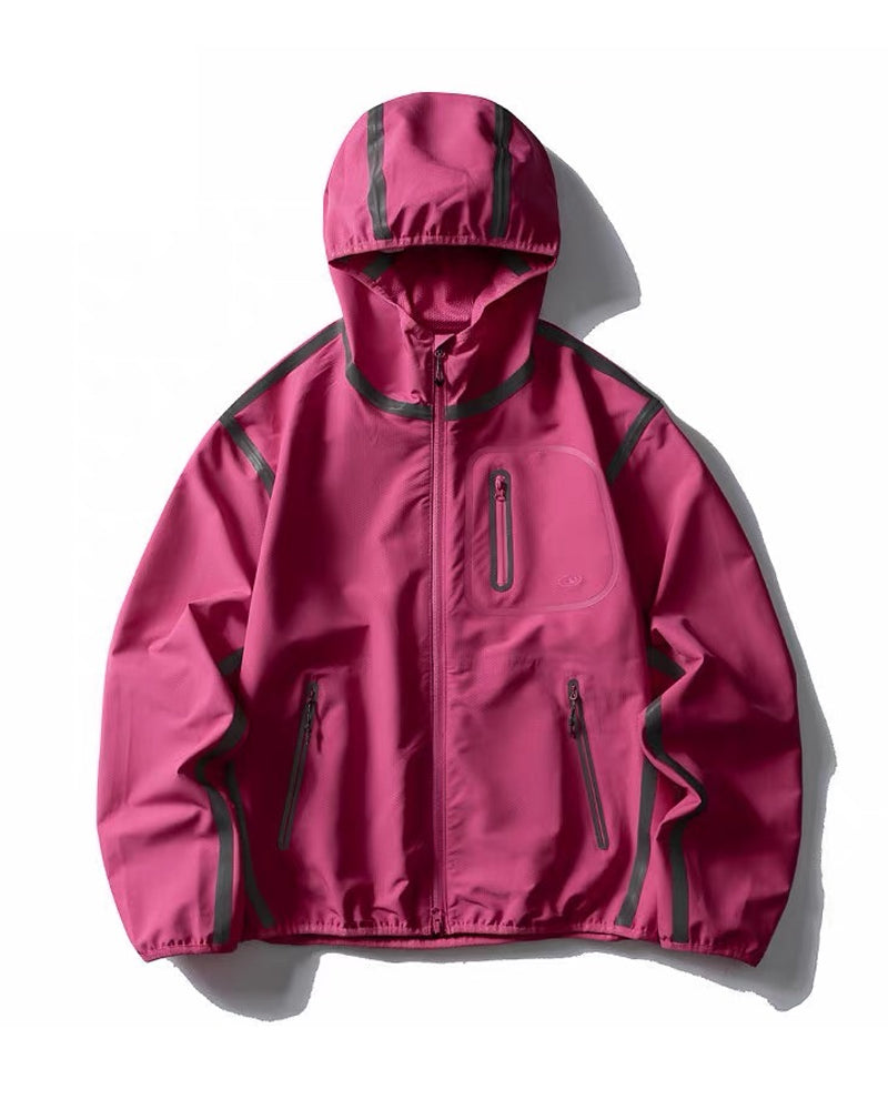 Reflective Water-Resistant Unisex Hiking Jacket