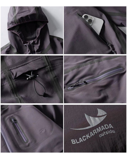 Reflective Water-Resistant Unisex Hiking Jacket
