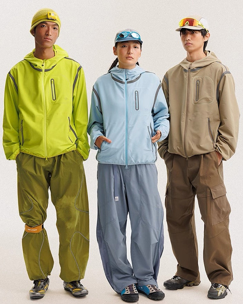 Reflective Water-Resistant Unisex Hiking Jacket