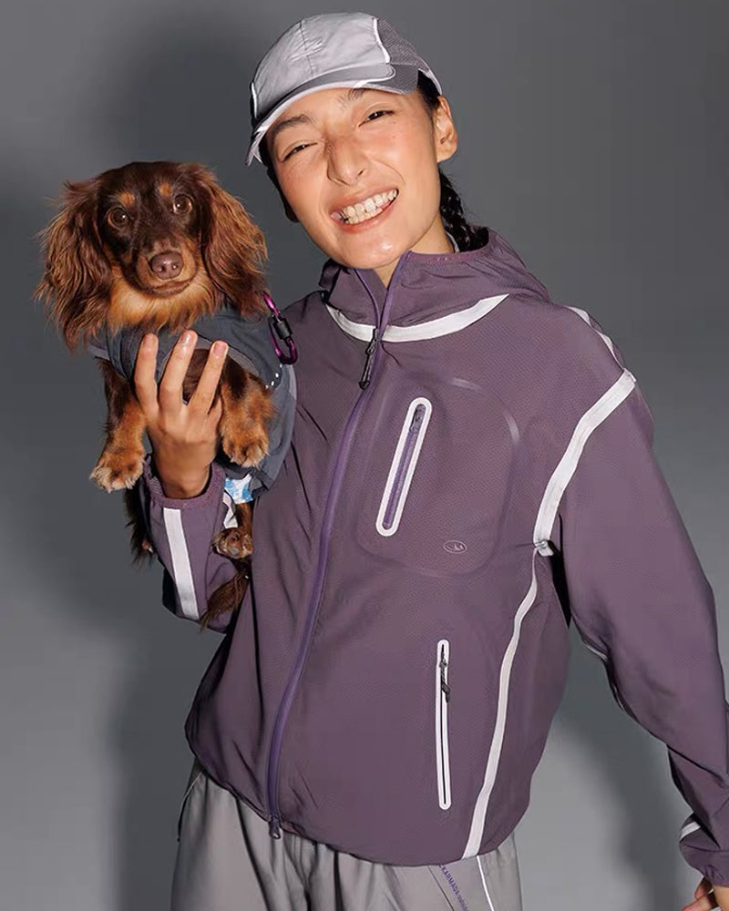 Reflective Water-Resistant Unisex Hiking Jacket