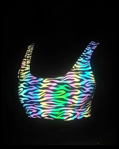 Reflective Rave Clothing Colorful Tank Leggings (Sold Separately)