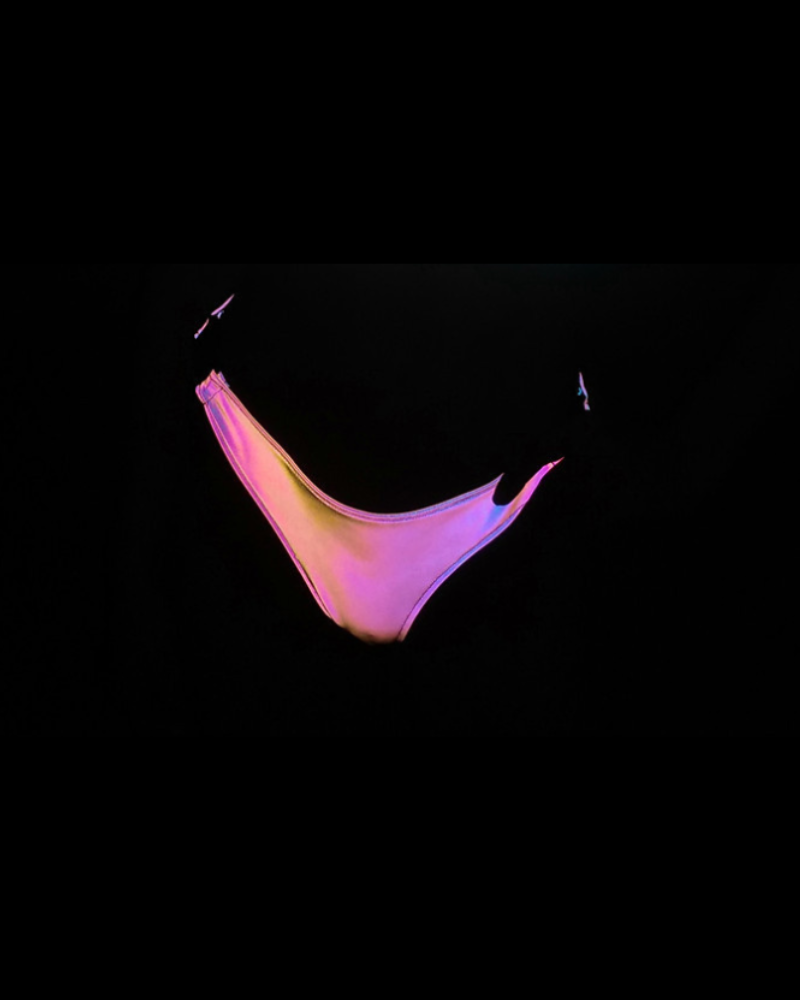 Reflective Rave Clothing Shiny Bikini Set（Individual pieces available）